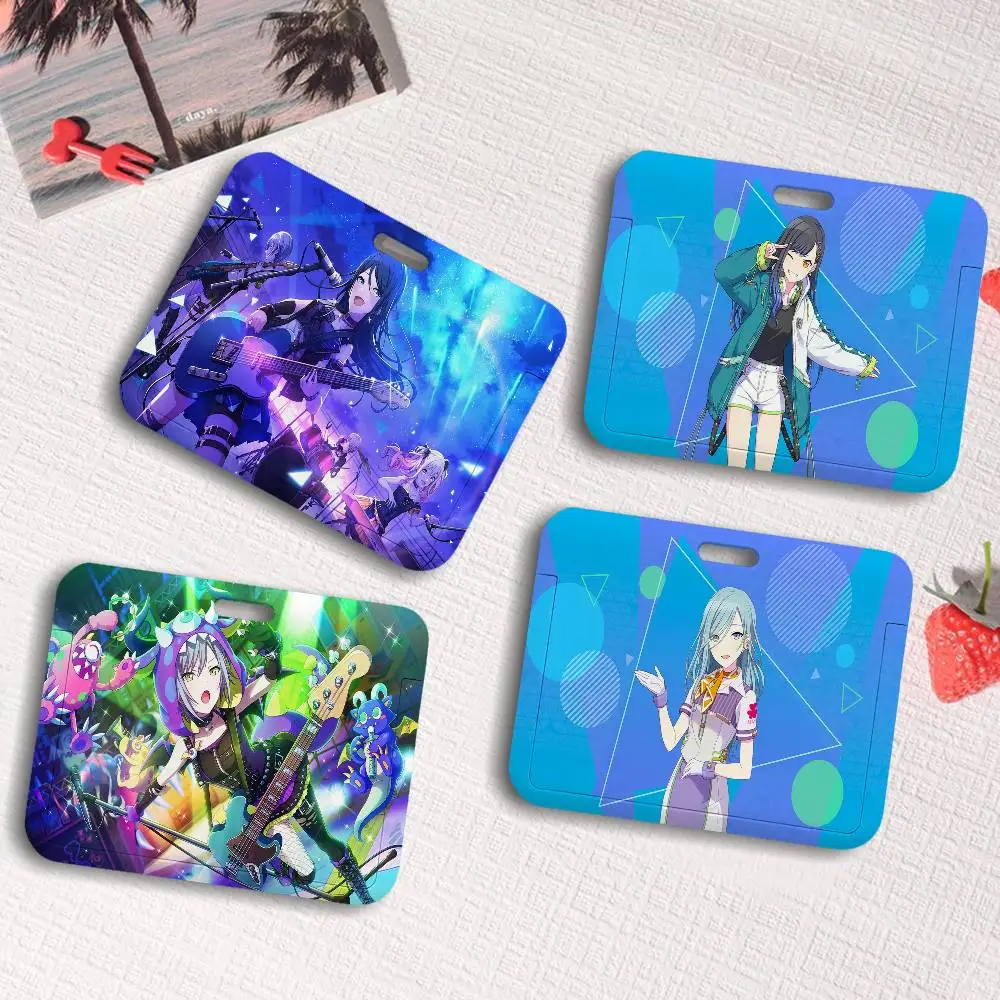 P-Project S-Sekai ID Card Sleeve Durable Work Card Holder With Neck Strap Business ID Cover For Employees