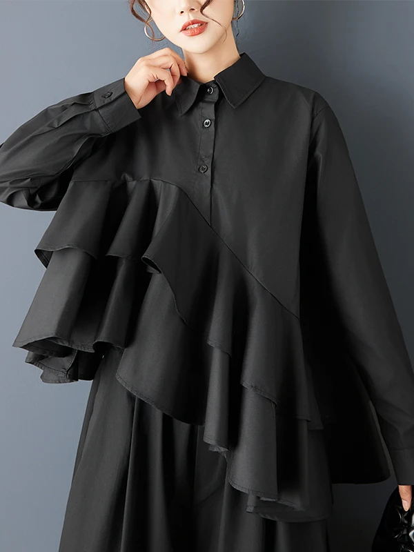 أصيلة ربيع الخريف لون نقي irt مع الدانتيل هملين Faionable اليابانية Sle تنوعا عادية فضفاضة تناسب المرأة