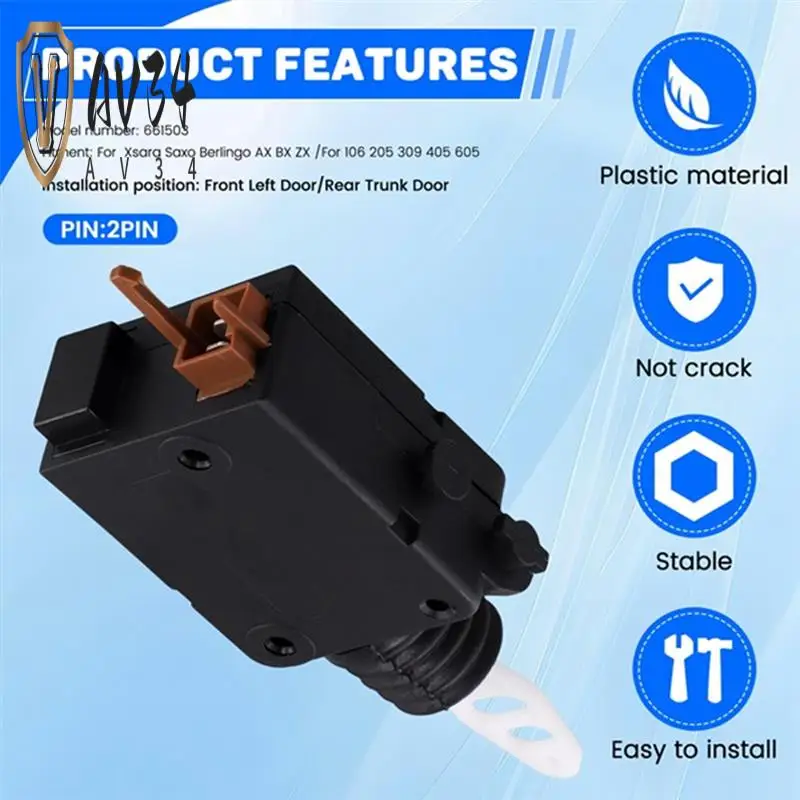 

AV34-661503 Door Lock Motor Actuator For 106 205 309 405 605 Citroen Xsara Saxo Berlingo AX BX ZX