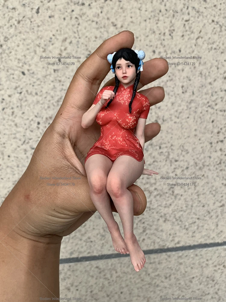 1/16 1/18 مقياس أنثى الجندي تأثيري شيونغسام Chunli لوحة واقعية نموذج مصغر سطح المكتب تمثال حلية