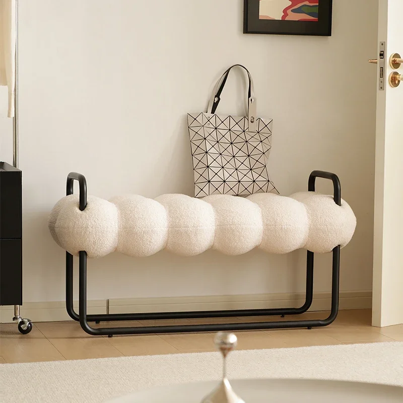 

Nordic Cream Wind Cloud Bench