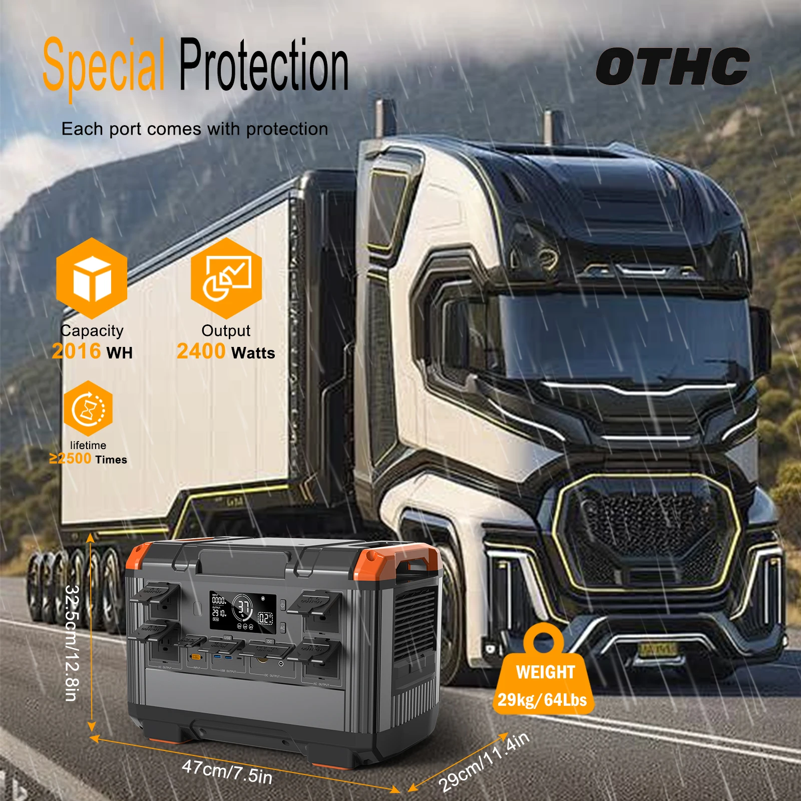 Factory Direct LiFePO4 Pure Sine Wave MPPT Fast Charging AC Car Solar Charging 110V/220V Type-C Emergency Portable Power Station