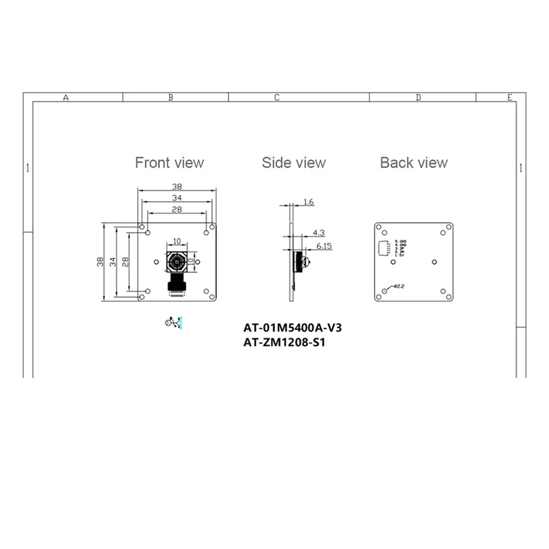 B68C 4K 12MP IMX362 Cmos USB2.0 Модуль камеры IMX362 Модуль камеры 4K 12MP Модуль камеры