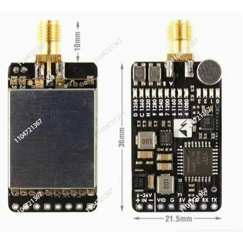 

VRX-1G3-V2 1.2G/1.3G Video Receiver 6-30V DC IN Multirotor FPV Racing Long Range Matek Systems