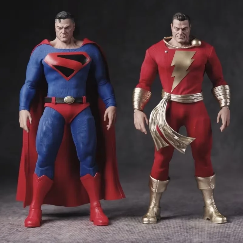 In Stock Original Resonance Studios Gong Dc Heaven'S Descent Superman Shazam 1/12 Cloth Movable Figure Model Toy Holiday Gifts