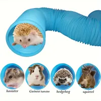 Small Pet Fun Tunel Telescopic 100cm Pipe Ferret Supplies Training Channel Tubes Hamster Toys Small Hamster Accessories