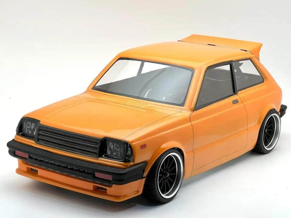 1/10 Starlet KP61 Wide body RC Drift Rally PC Shell 195mm Width