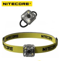 NITECORE NU05 V2 Kit Rechargeable Headlamp 40 Lumen White Red Signal Light High Performance LED Ultra Lightweight Headlight Lamp