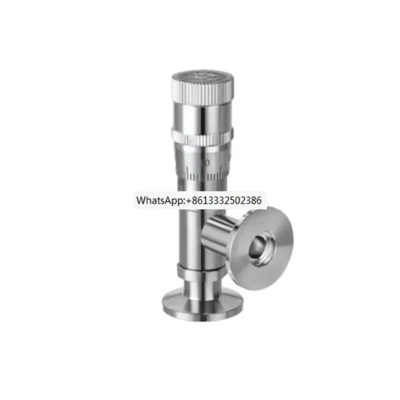 stainless steel High vacuum fine adjustment valve GW-J200-T/25KF