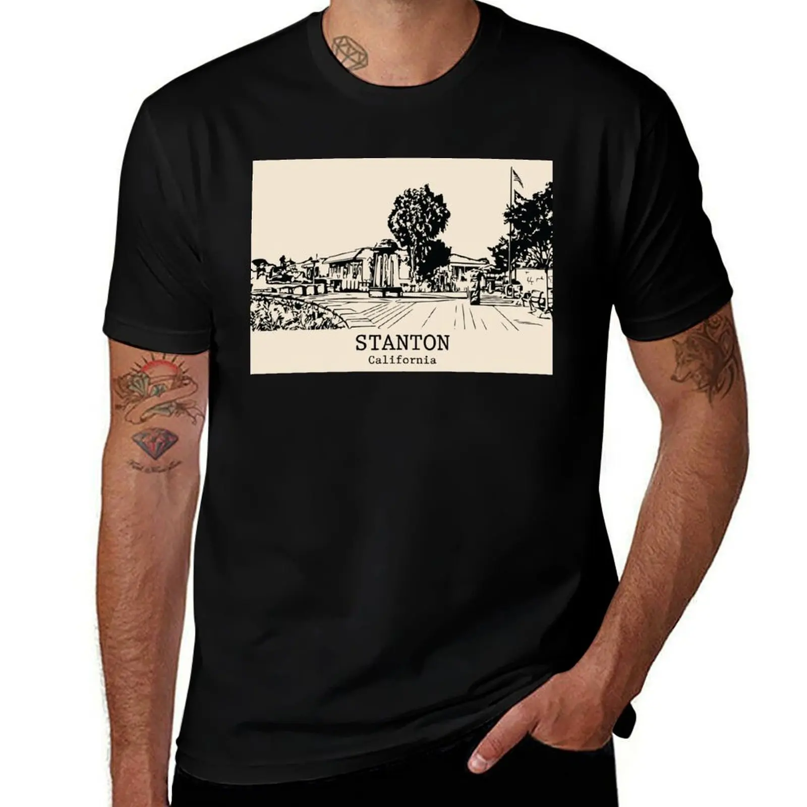 

Stanton - California T-Shirt plain T-shirts oversize new edition cotton t shirt men