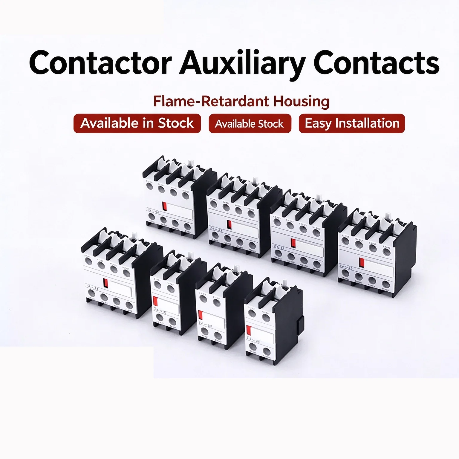 LA1-DN22 LA1-DN11 F4-22 F4-11 4-Pole AC Contactor Block Auxiliary Contact for CJX2 LC1-D Series