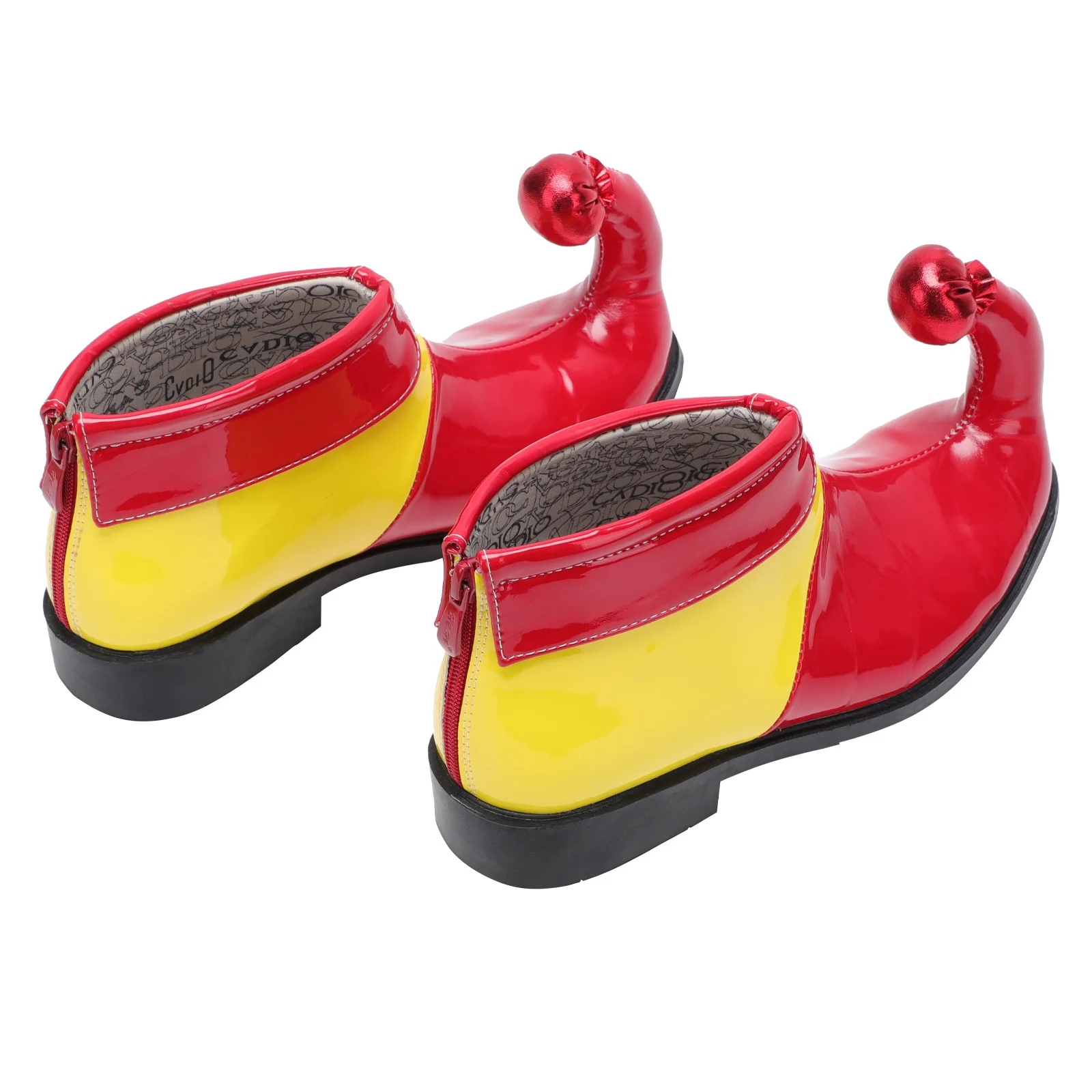 

1Pair Clown Shoe PU Stylish Colorful Cover for Halloween Carnival Cosplay Party Accessories Clown Shoe PU Shoes