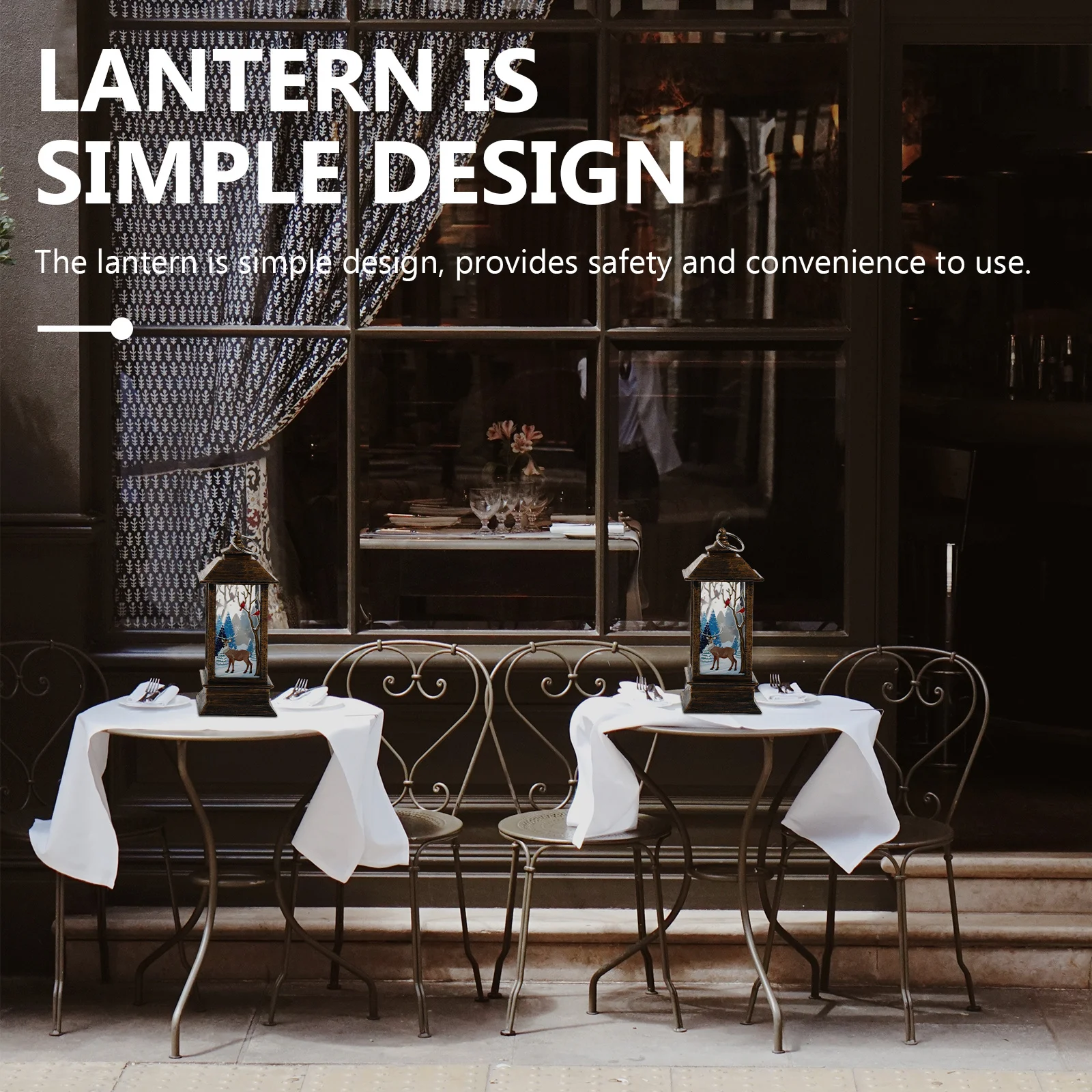 3 pezzi di decorazioni natalizie per lampade, decorazioni festive per lanterne, decorazioni natalizie decorative per la casa