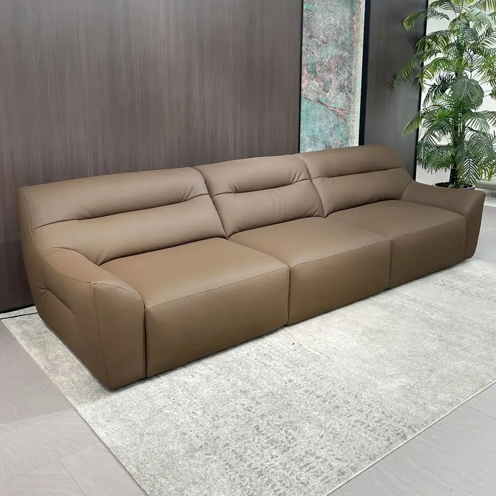 

Современный роскошный высококачественный диван для гостиной, мебель, длинные диваны для делового приема для дома 11, натуральная кожа, европейская