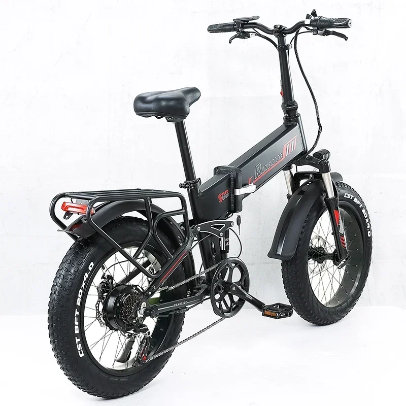 New Electric Bicycle YX20 2000W motor 48V17AH battery Electric bike 20 inch tyres Fold multifunctional mountain off-road E bike image 6