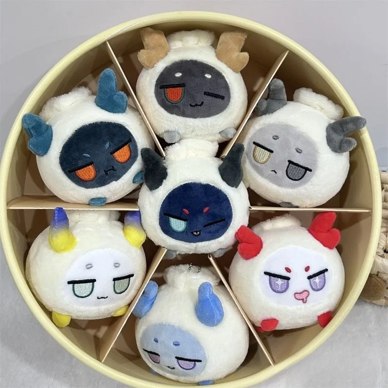 Anime Game Arknights Wang Yu Shu Dragon Bubble Kawaii Cosplay Soft Cotton Dango Doll Keychain Cartoon Mini Toy Figures Fans Gift