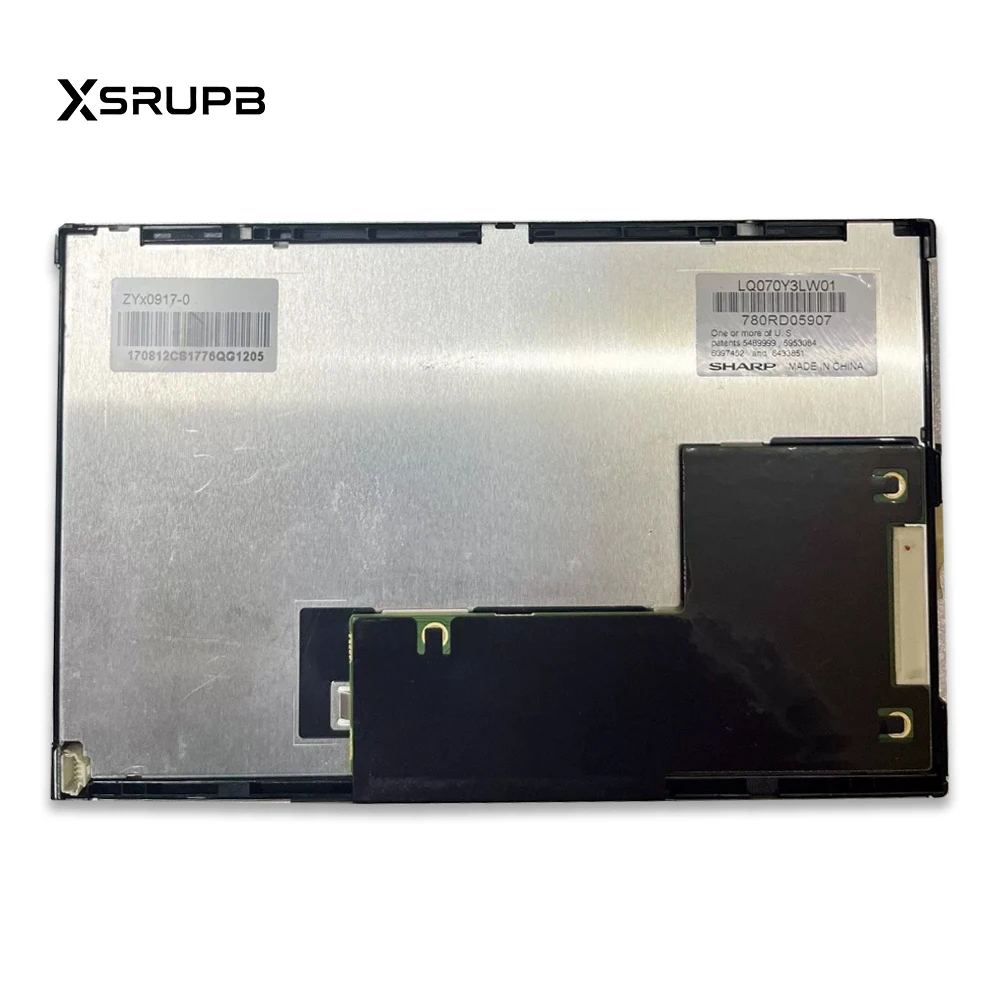 

Original 7 Inch LQ070Y3LW01 Screen ZYX0917-0 800×480 Industrial TFT LCD Display