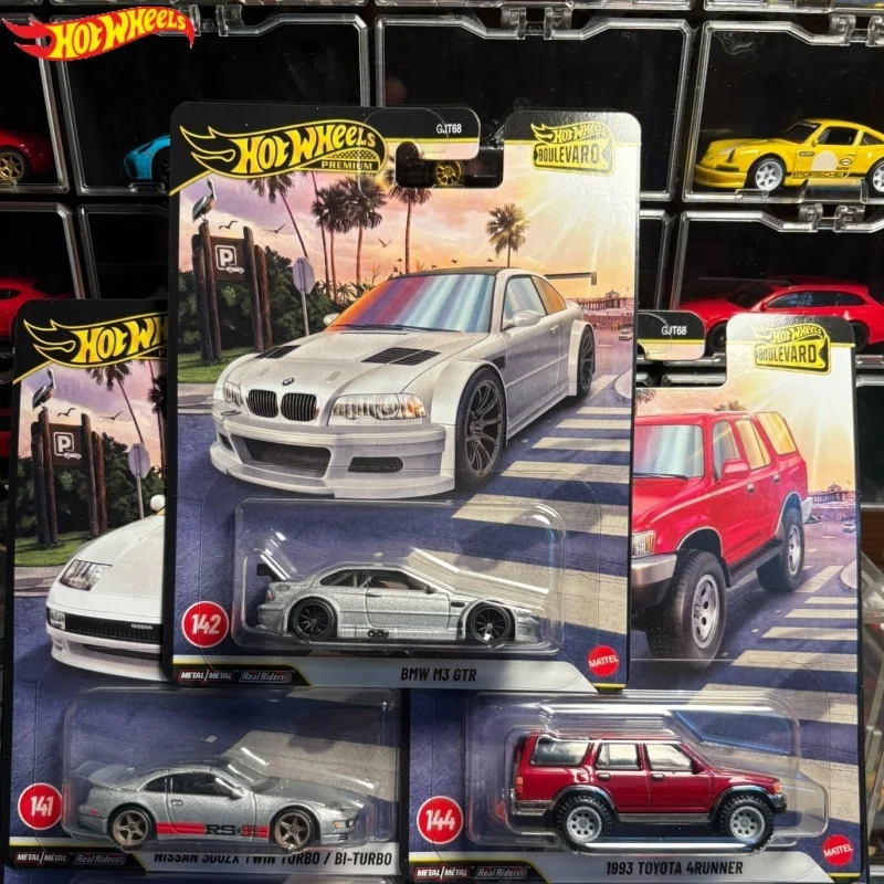 

New Hot Wheels Premium Boulevard Bmw M3 Gtr 1:64 Alloy Diecast Car Model Collectible Toy For Boys Children Hobby Collectors Gift