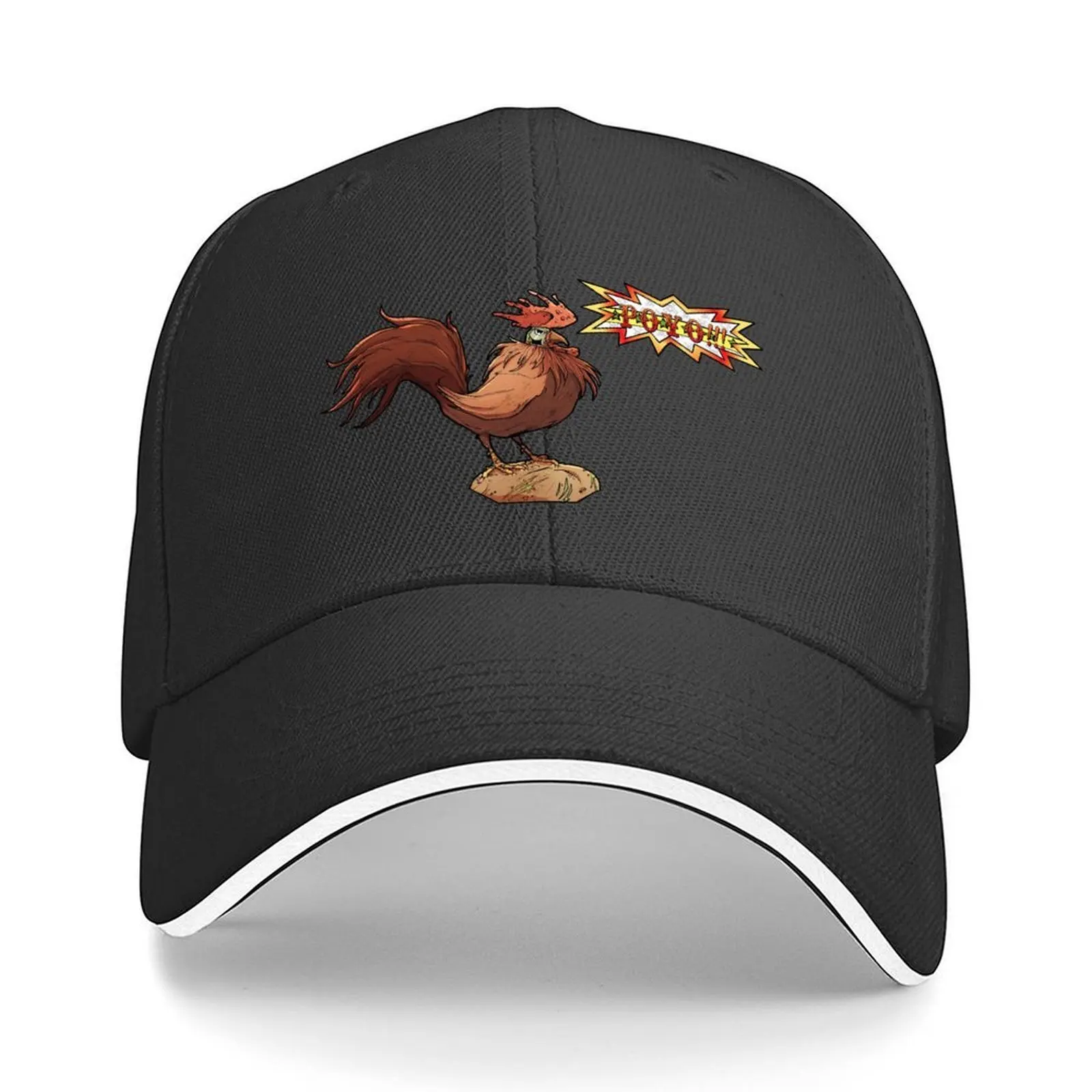 

chew,poyo, rooster, wrestling, toni chu,cibopath,savoy,food,comic,john layman,rob guillory,vampire Baseball Cap