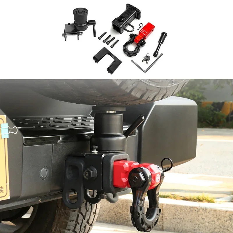 GWM WEY Tanque 300 Trailer Hook, veículo off-road modificado, boca quadrada, reboque em forma de U, acessórios do braço do reboque, Grande Muralha GWM 300