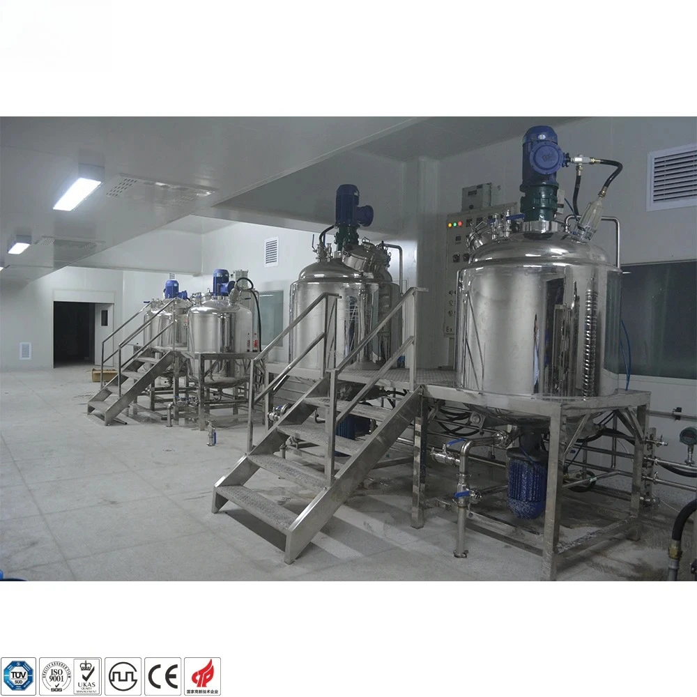 تخصيص عالية القص الخالط كريم التجميل خزان خلط مرهم فراغ استحلاب الخالط مستحلب خلاط