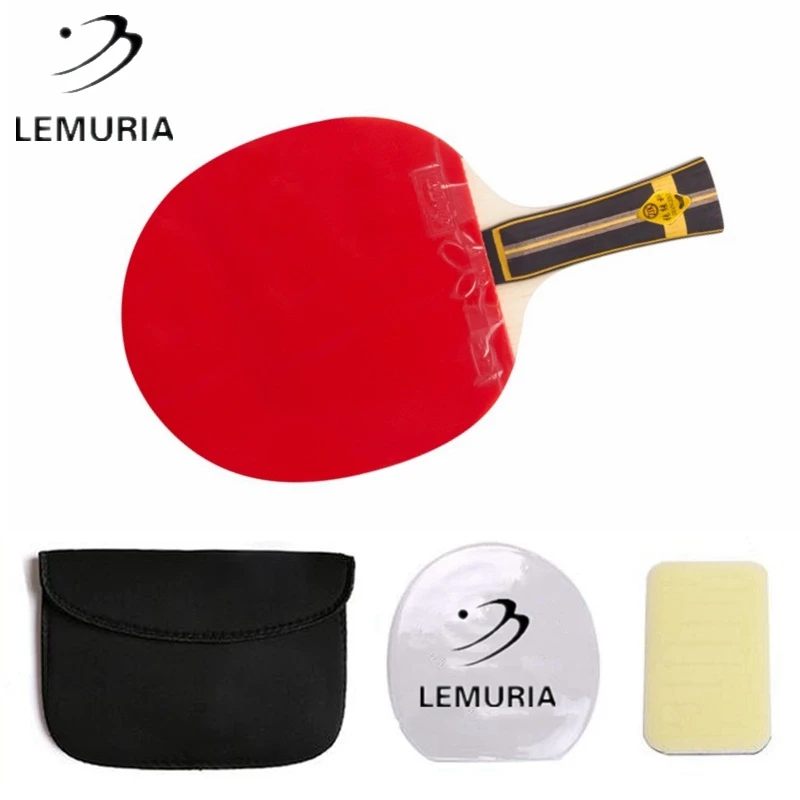 

Super ZLC Table Tennis Racket with FL Handle, Ping Pong Bat, Assembled Pimples in Pingpong Rubber, Professional Offensive