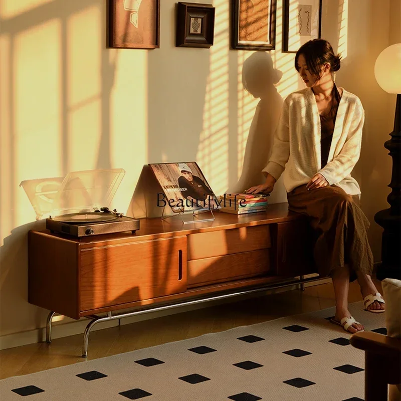 

Ретро-гостиная, дом, средний и древний стиль, шкафчик для хранения из цельного дерева, встроенный шкаф из самшита