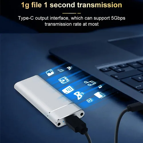 Imagen 2 del producto Carcasa M2 SSD protocolo Dual M.2 NVME SATA carcasa externa M.2 a USB3.1 tipo C adaptador SSD para NVME PCIE NGFF SATA SSD caja de disco