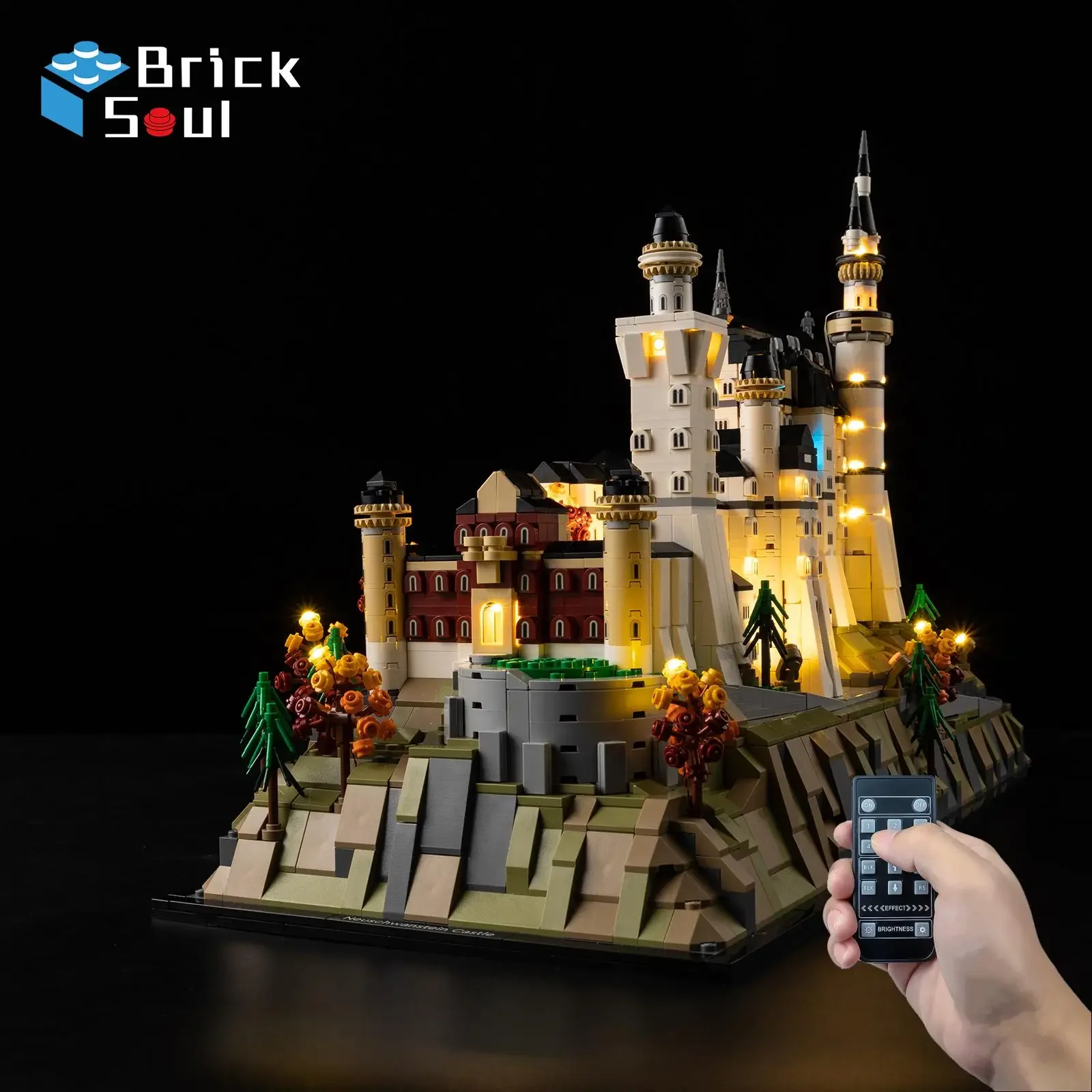 Led Light Kit for Lego 21063 Neuschwanstein Castle Model Diy Toys Set Not Included Building Blocks
