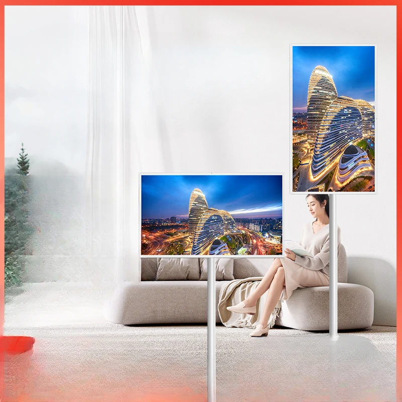 

For 32-Inch girlfriend machine with heart screen portable removable TV smart tablet fitness live screen projection monitor