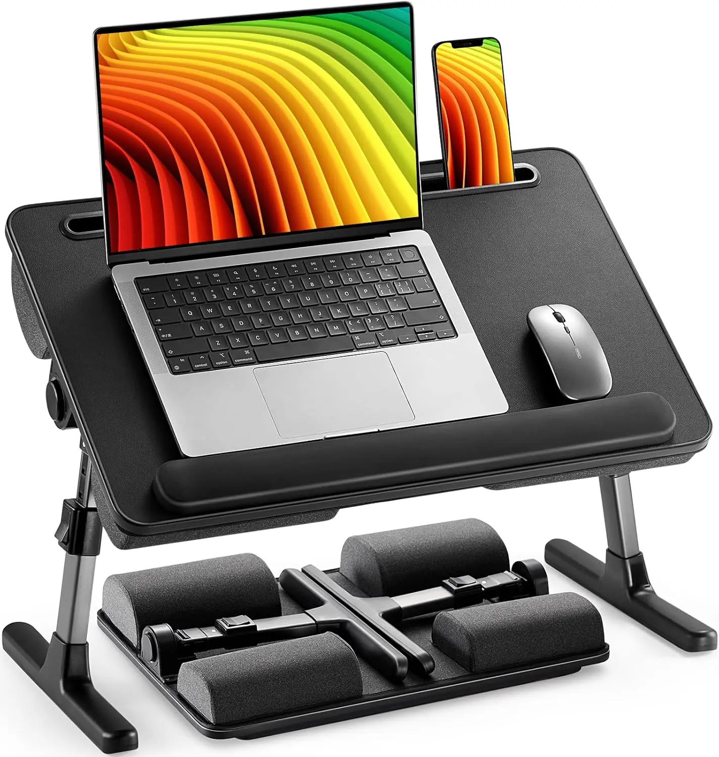 Adjustable Foldable Laptop Bed Desk for Comfort