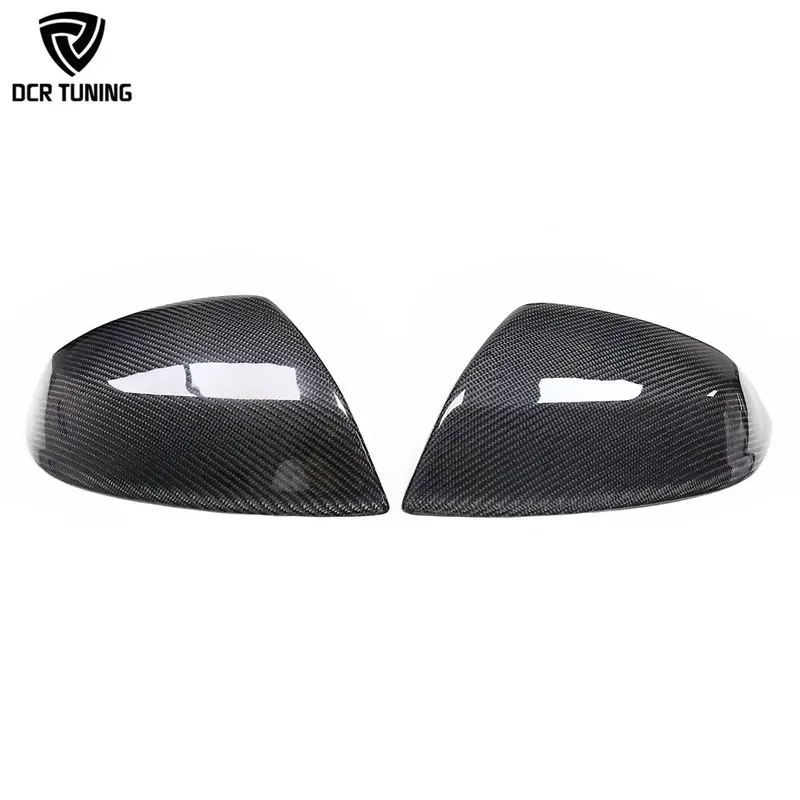 For Audi Carbon Fiber Wing Mirror Cover  Q7 SQ7 Q5 SQ5 2009-2017 Stick-On Mirror Casing Side Lane Assist