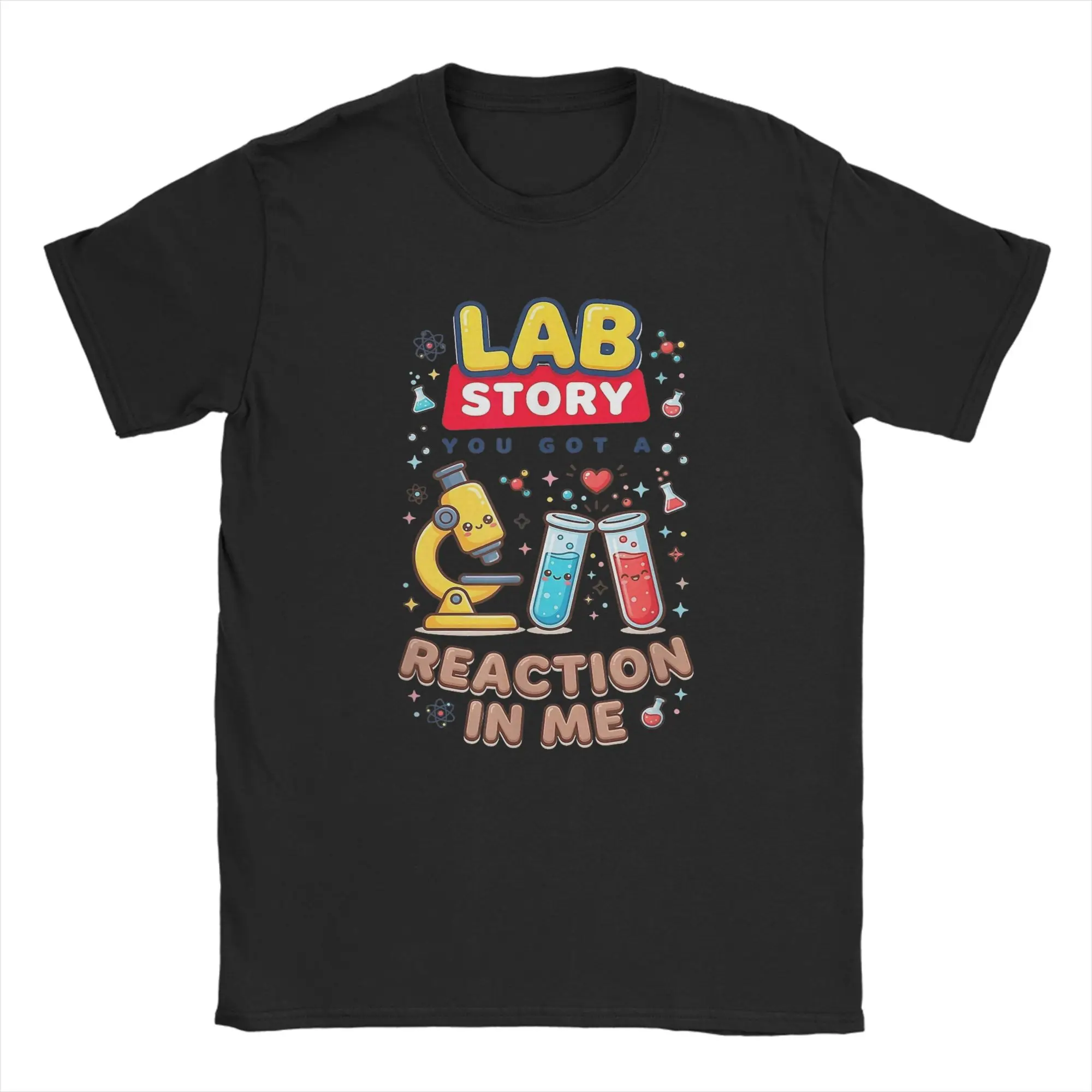 Men T-Shirts 2026 Lab Week Medical Lab Technician Novelty Pure Cotton Tees Short Sleeve  T Shirts Crew Neck Clothes Plus Size
