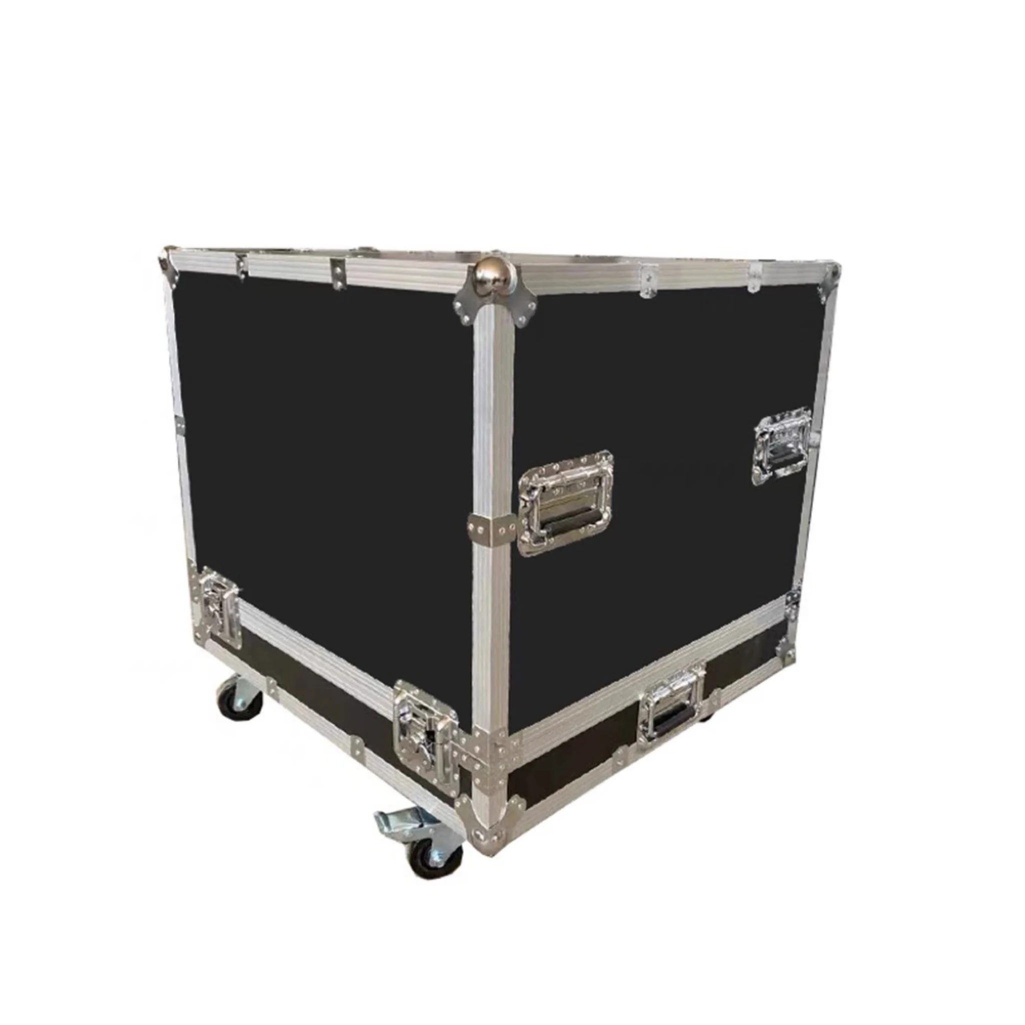 xx-Custom 3u Amplifier Power Audio Tour Box Tv Road Case Aluminium Chassis Rack Flight Case Aluminium with Wheels