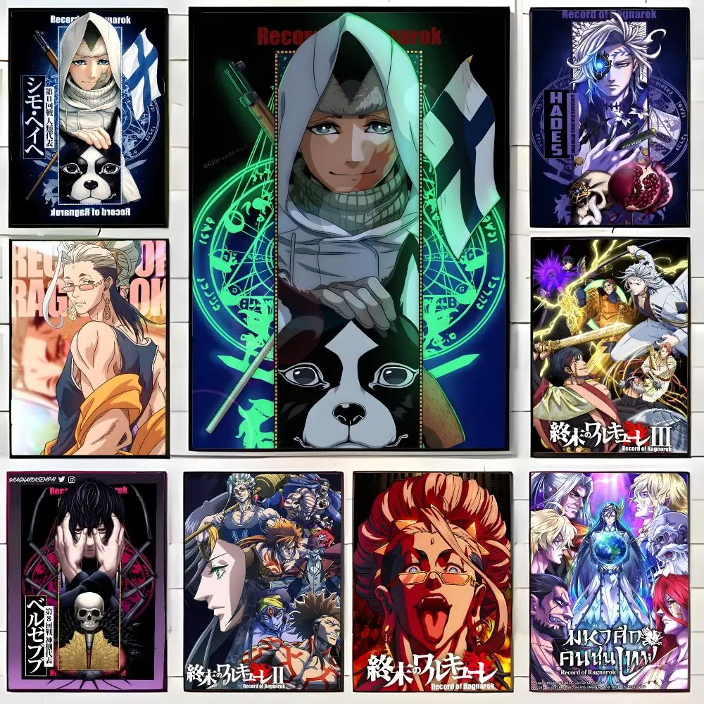 intense anime R-Record of Ragnarok Poster Wall Art Print Decorative Mural Home Decor Gift Unframed