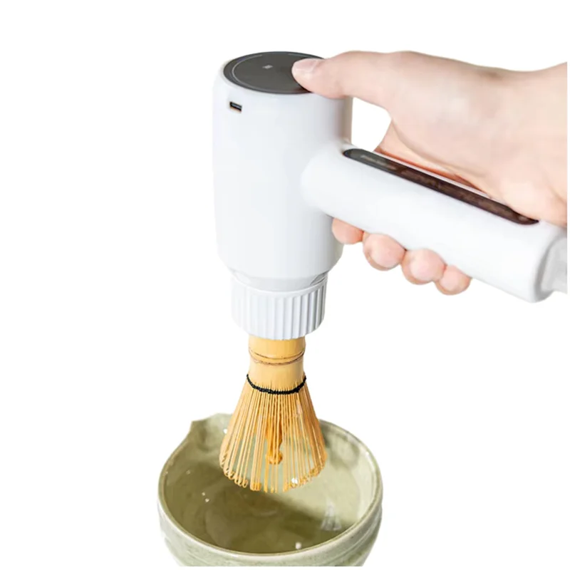 Dispositivo batidor Matcha eléctrico recargable, herramienta de batidora rápida para el hogar, tienda de bebidas, preparación de té DIY