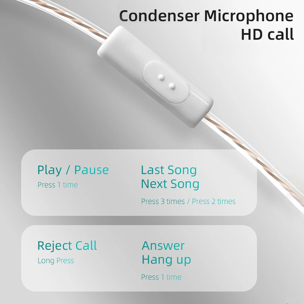 

Спортивные внутриканальные наушники с шумоподавлением, HIFI-звуком и усиленными басами