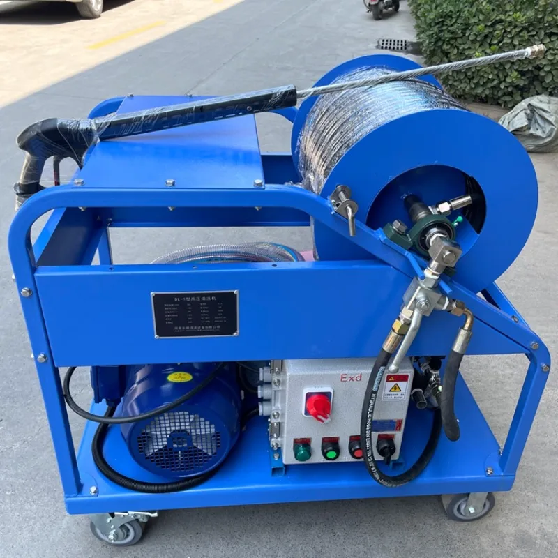 Professional Municipal Pipeline Cleaning and Flushing Water Jet Blasting Machine High Efficiency Pipeline Cleaning Machine