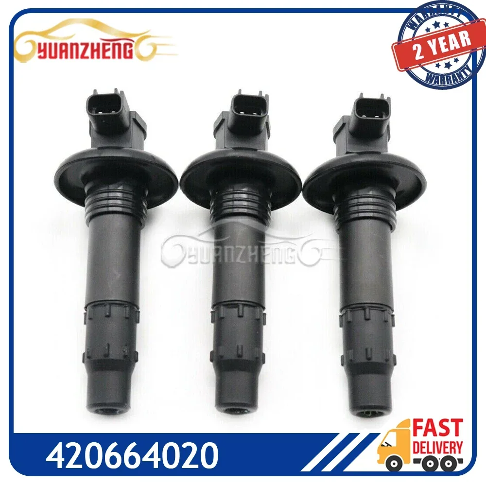 420664020 Ignition Coil Stick For SeaDoo GTIStick GTS GTX RXP RXT WAKE 4-TEC-4TEC 2002-2016 420-664-020 290664020 296000307