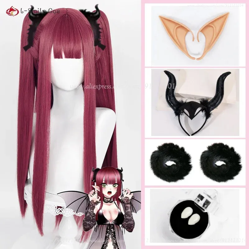 

Anime Marin Kitagawa Cosplay Wig Kitagawa Marin Rizu Kyun Cosplay Wig 75cm Long Ponytails Wigs Heat Resistant Synthetic Hair