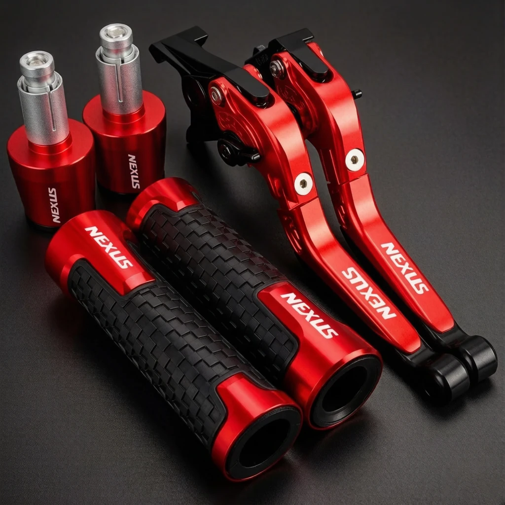 

For Gilera NEXUS 500 Accessories NEXUS500 Motorcycle Clutch Lever Brake Levers Moto Handlebar Handle Hand Grips Ends Cap