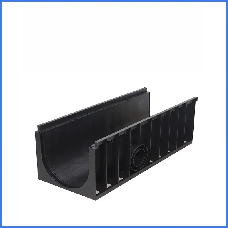 Linear gutters, plastic sinks