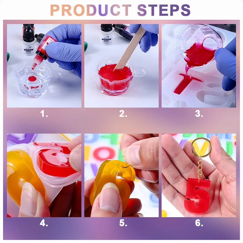 مجموعة راتنجات الايبوكسي كريستال واضح طقم راتنجات الايبوكسي لا اصفرار لا فقاعة الفن ريسينا صب الراتنج لصنع المجوهرات الحرف الفنية #3