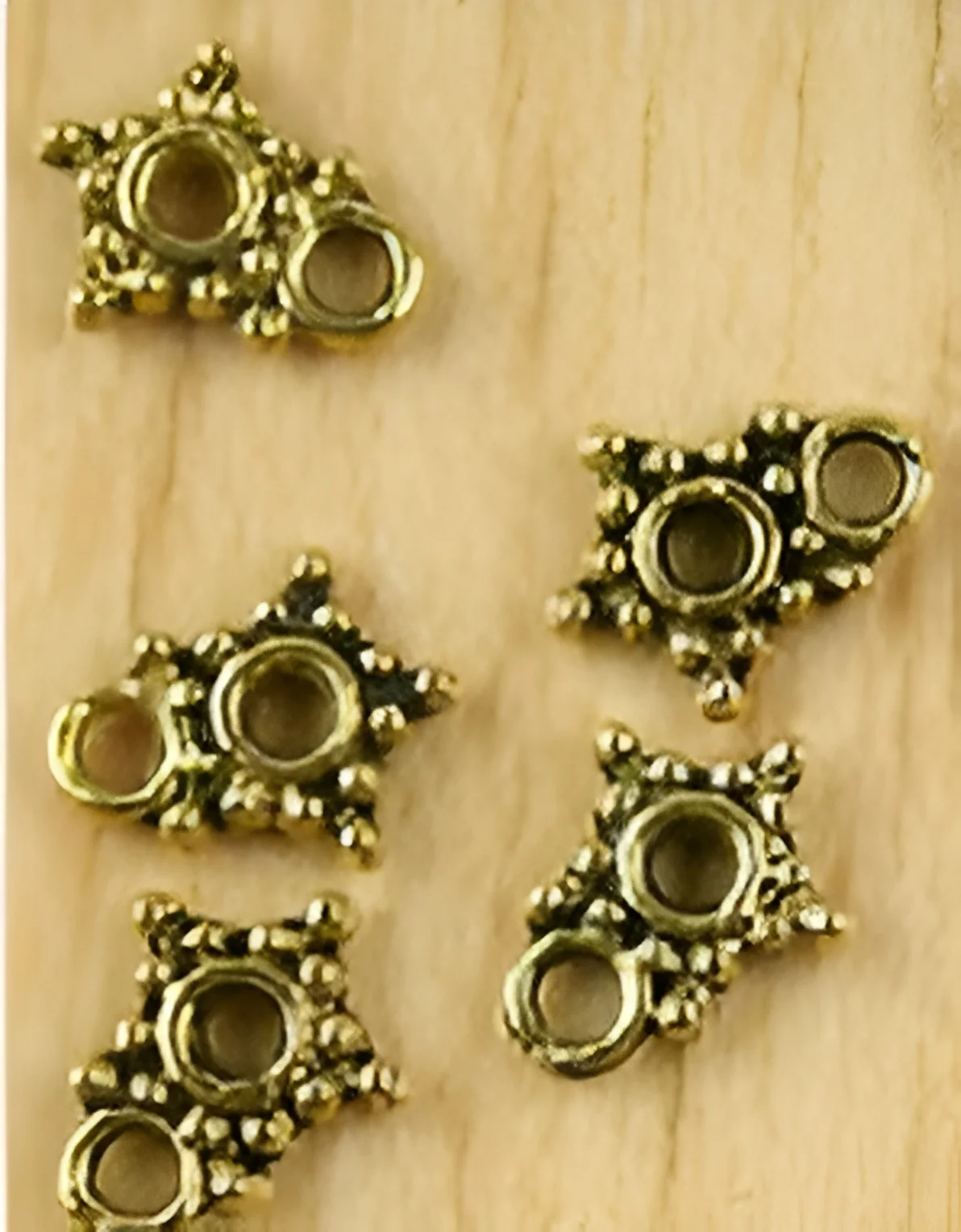 

80pcs 8*7mm Alloy matel star spacer beads HWH2317