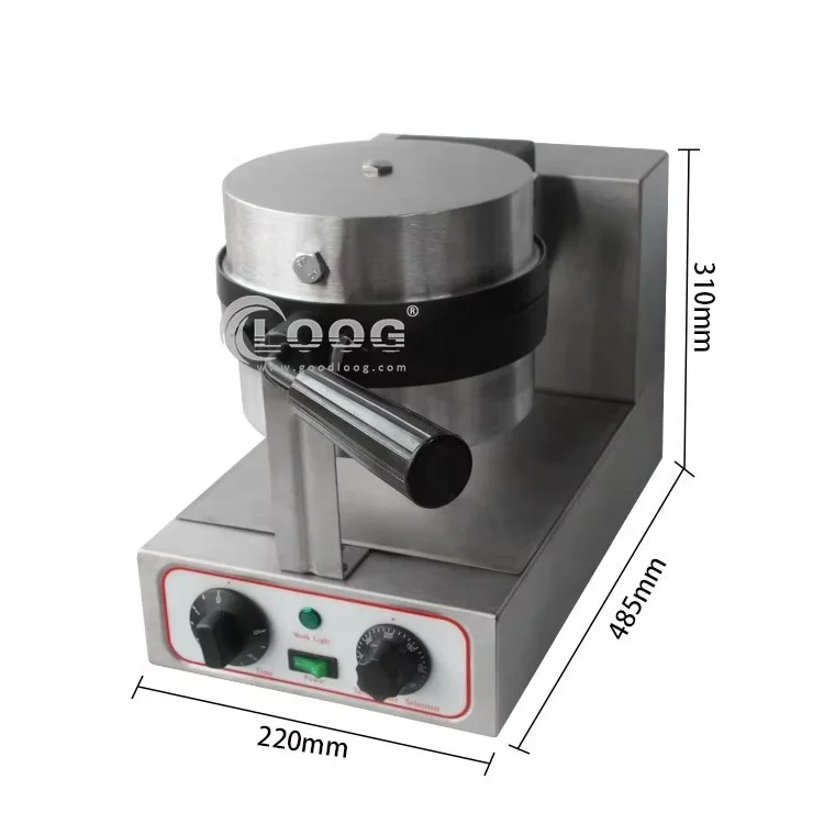 ماكينة صنع الويفر الاحترافية ماكينة صنع الوافل الكهربائية التجارية لاستخدام المطعم