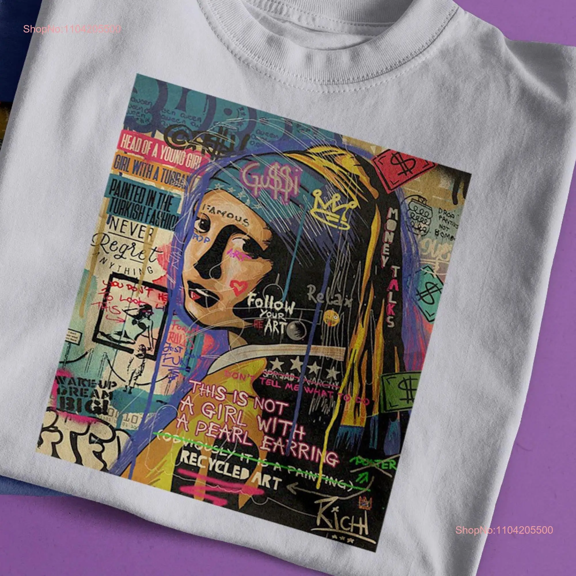 The Girl With Pearl Earring T Shirt long or short sleeves