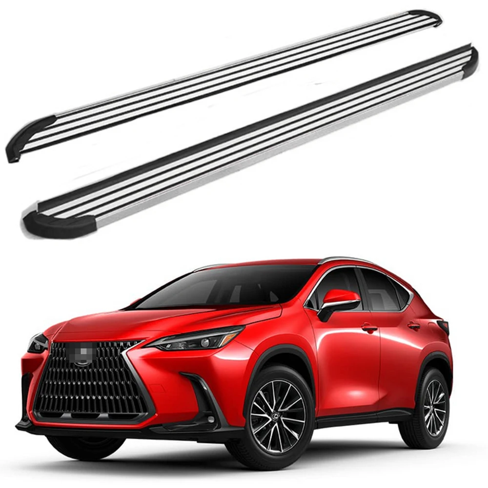 

2Pcs Fixed Running Boards Side Steps Pedal Nerf Bar fits for Lexus NX NX250 350 450 2022 23