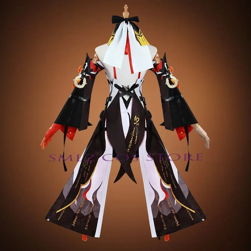 لعبة Wuthering Waves Changli أزياء تنكرية شعر مستعار فستان موحد أغطية الرأس Jinzhou Prop حفلة الهالوين للنساء والفتيات الزي