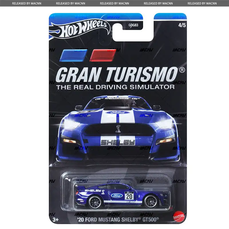 

Лидер продаж, модель автомобиля GDG83 20 FORD MUSTANG SHELBY GT500, масштаб 1/64, литье под давлением