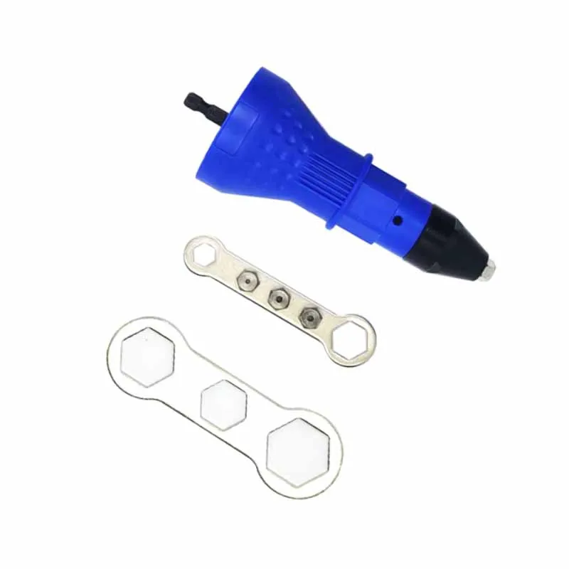 1Set Electric Pull Rivet Conversion Adapter Multi-function Electric Rivet Nut Guns Riveting Drill Adaptor Nut Tool  Nail Gun